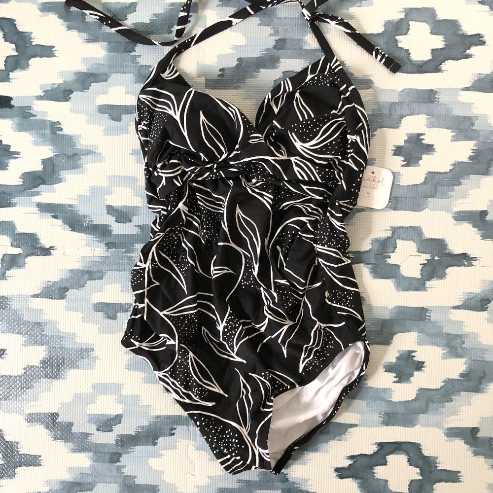 NWT Black D/DD Maternity swim